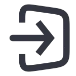 Sign In Squre SVG Icon